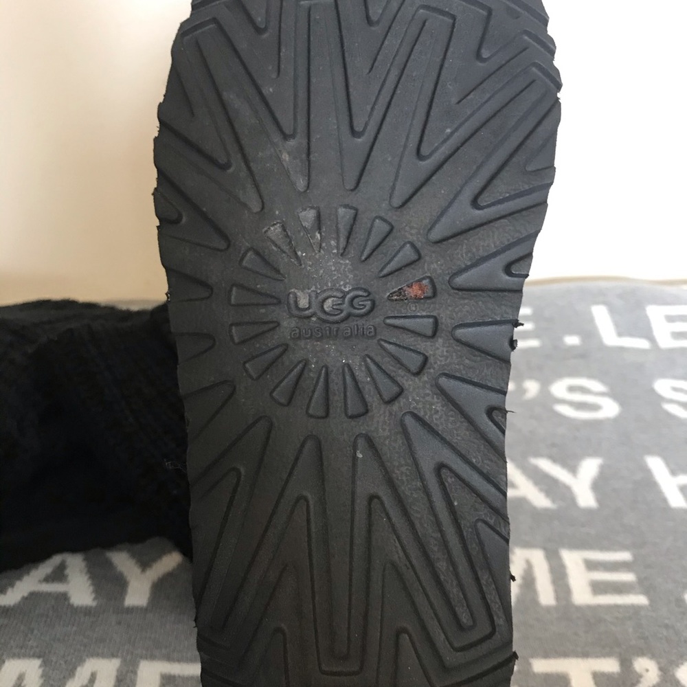 % Authentic Ugg Black Gray Boots - image 4
